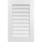 Ekena Millwork Vertical Surface Mount PVC Gable Vent: Non-Functional, w/ 3-1/2"W x 1"P Standard Frame, 20"W x 32"H GVPVE20X3201SN - alternate 1